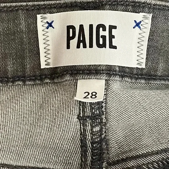 ✅SOLD-Paige | Verdugo Ultra Skinny Jeans Mid Rise Stretch Gray 30” Inseam - Picture 6 of 8